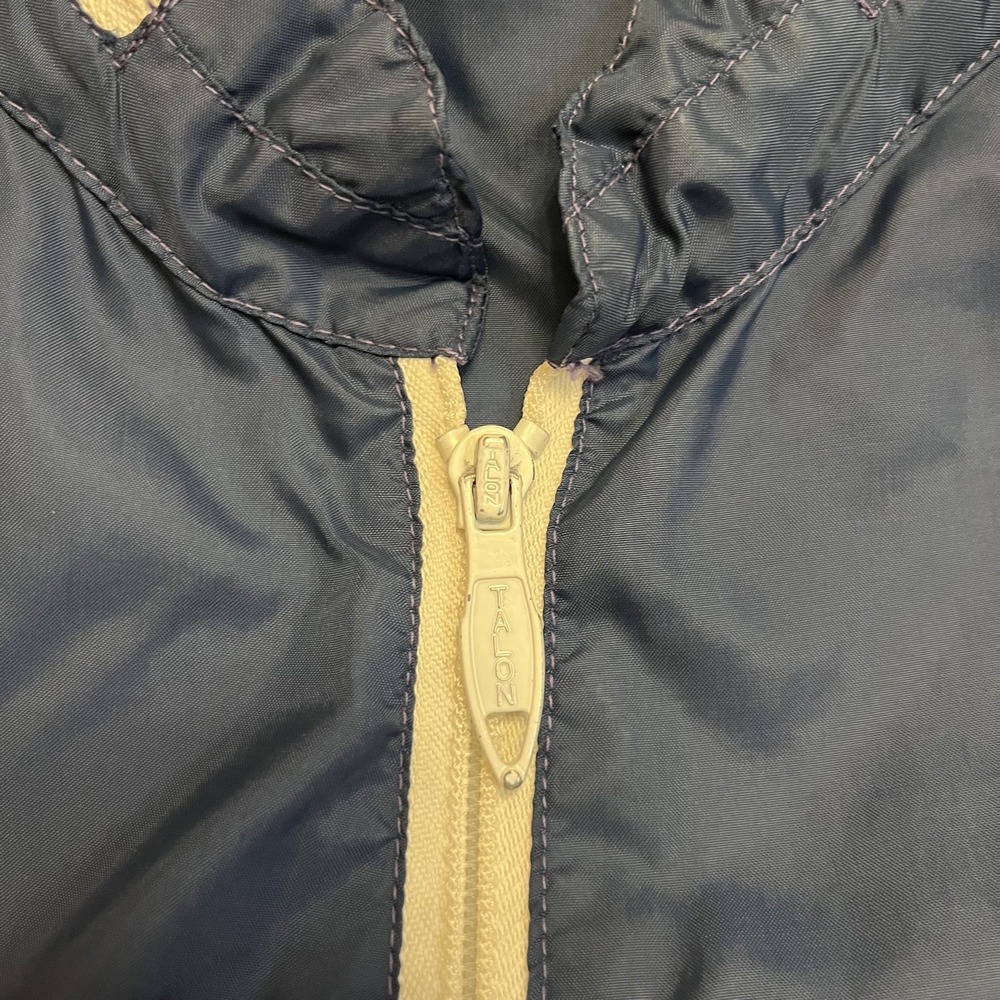 VINTAGE McGregor Jacket‎ Medium Blue Anti Breeze Full Zip Windbreaker 80s - Picture 9 of 12
